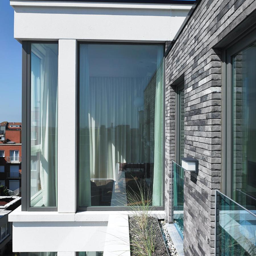 德哈恩Stijlvolle En Lichtrijke Design Penthouse Met Prachtig Uitzicht Te Wenduine公寓 外观 照片