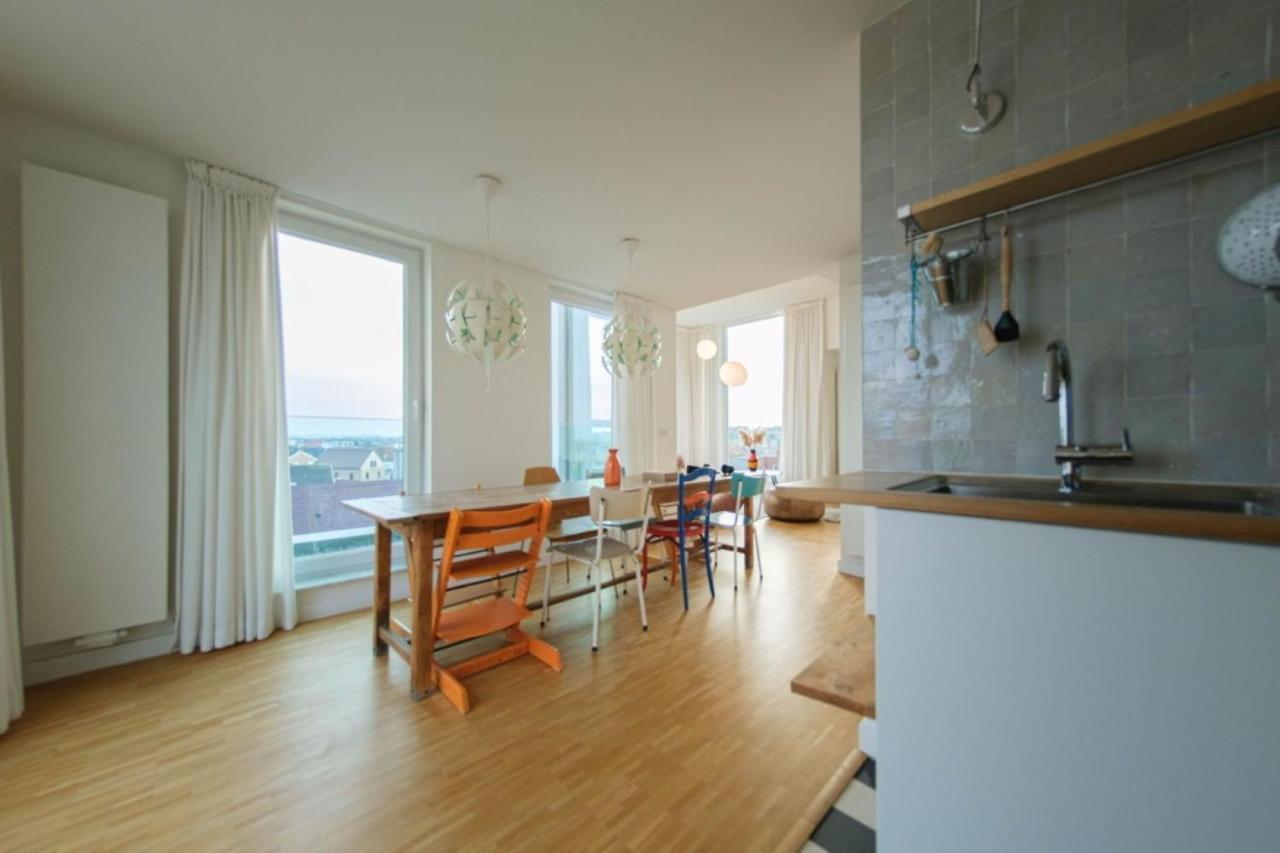德哈恩Stijlvolle En Lichtrijke Design Penthouse Met Prachtig Uitzicht Te Wenduine公寓 外观 照片